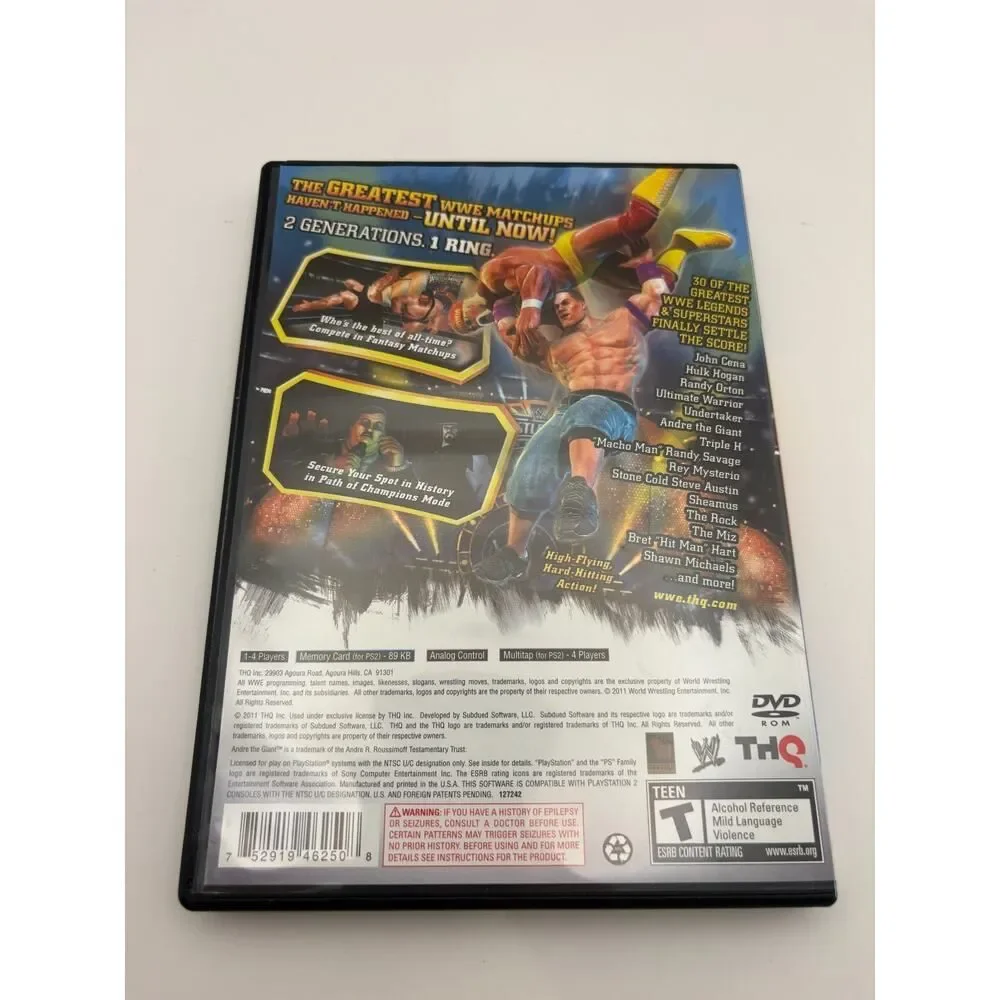WWE All Stars (Sony PlayStation 2, 2011) PS2 Complete W/ Manual CIB Tested